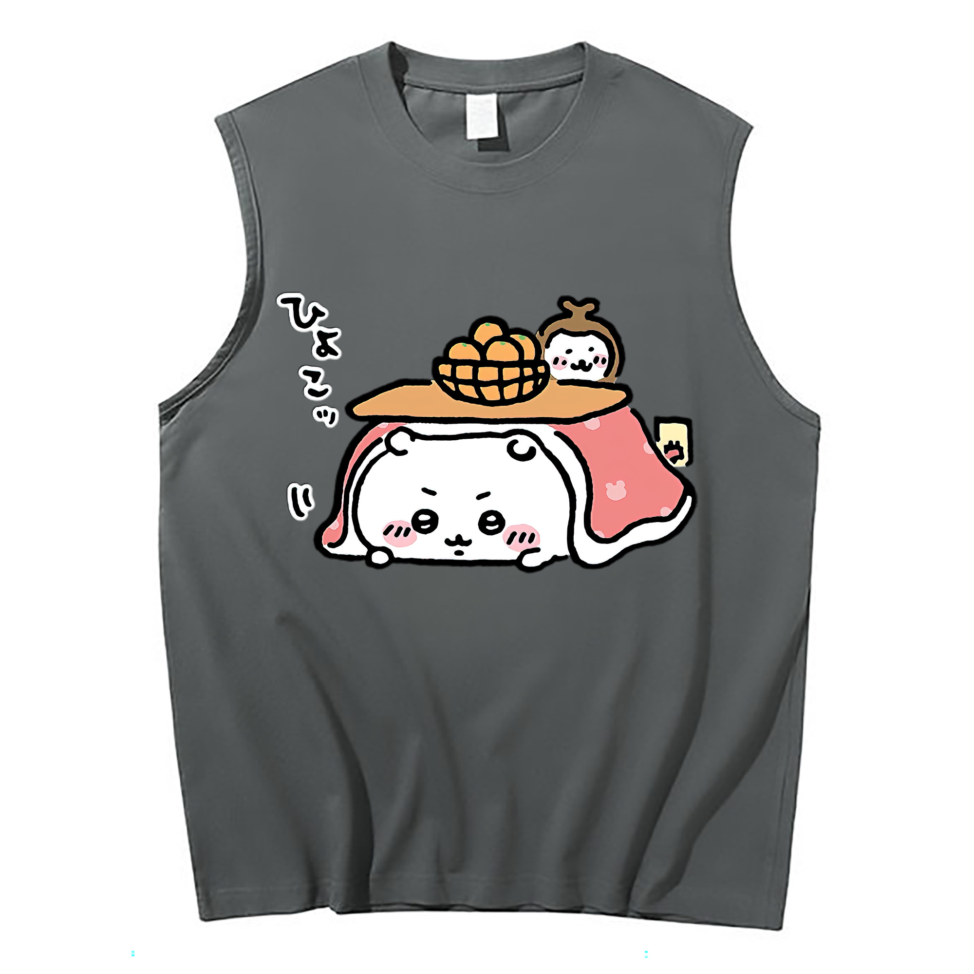 （画像用） ちいかわ ちいかわ Chii-kawa chiikawa コットン100％タンクトップ（フロントプリント）